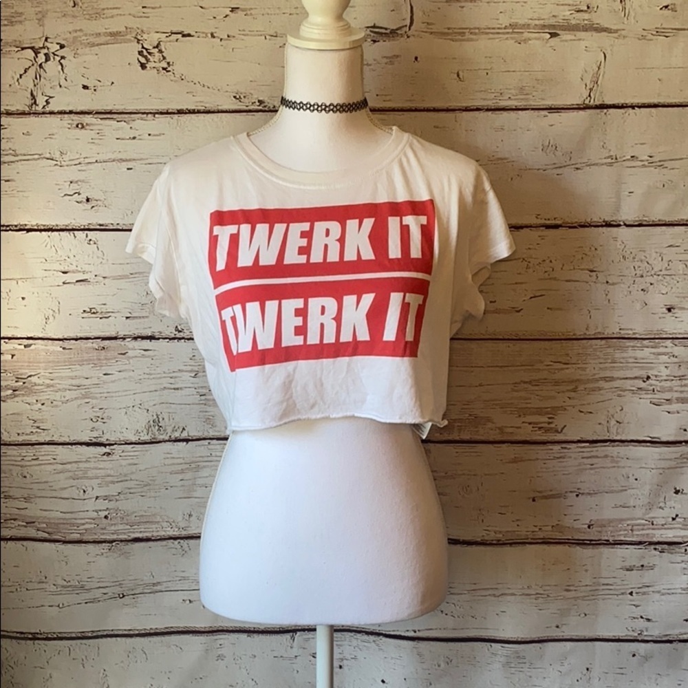 H&M Divided Twerk It Crop Top Small